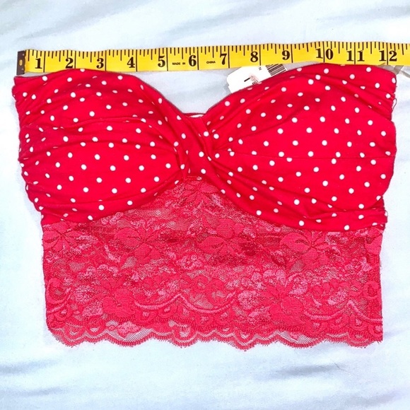 Polka Dot Crop top Size S - Picture 7 of 8